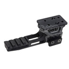 Revanchist Airsoft 2.26 pouces Modular Optics Montage V2 Convient pour Amphibious RMR Docter Red Dot Viseur Montage et Laser Devices Riser Noir