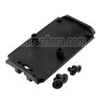 BOMBER AIRSOFT RMR Style Optique Montage Convient pour Tokyo Marui G17 Gen5 MOS Série GBB Pistolet Noir