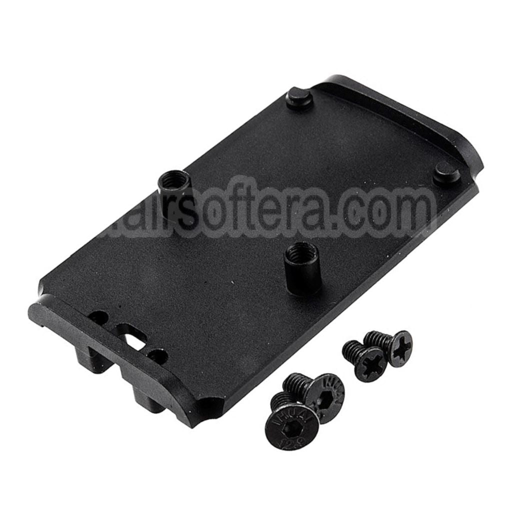 BOMBER AIRSOFT RMR Style Optique Montage Convient pour Tokyo Marui G17 Gen5 MOS Série GBB Pistolet Noir