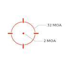 HOLOSUN 507K X2 Viseur à point réflexe cercle / Viseur à activation par secousse (Série HS)
