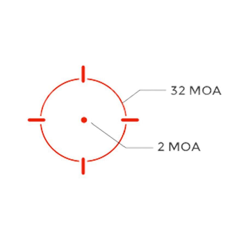 HOLOSUN 507K X2 Viseur à point réflexe cercle / Viseur à activation par secousse (Série HS)