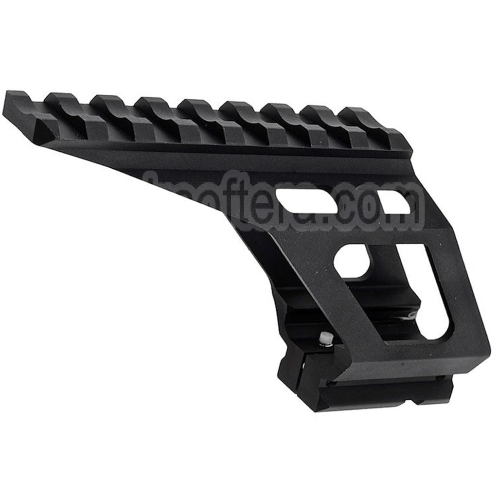 Novritsch CNC Aluminum 20mm Top Rail Convient pour SSP1 SSP2 Série GBB Pistolet Airsoft Noir