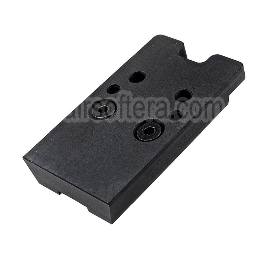 Revanchist Airsoft CNC Aluminium Rouge Point Plaque Haut Montage Convient pour Novritsch SSP5 Série GBB Pistolet