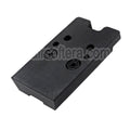 Revanchist Airsoft CNC Aluminium Rouge Point Plaque Haut Montage Convient pour Novritsch SSP5 Série GBB Pistolet