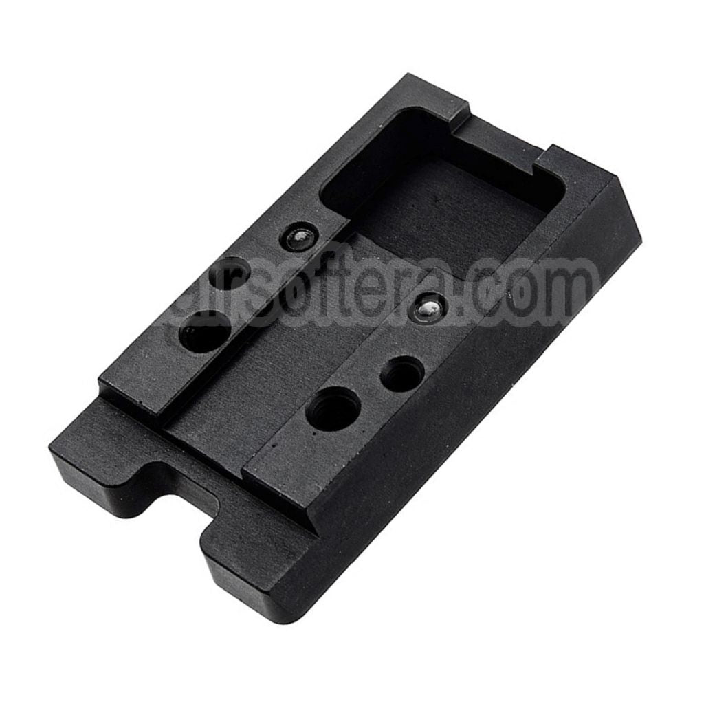 Revanchist Airsoft CNC Aluminium Rouge Point Plaque Haut Montage Convient pour Novritsch SSP5 Série GBB Pistolet