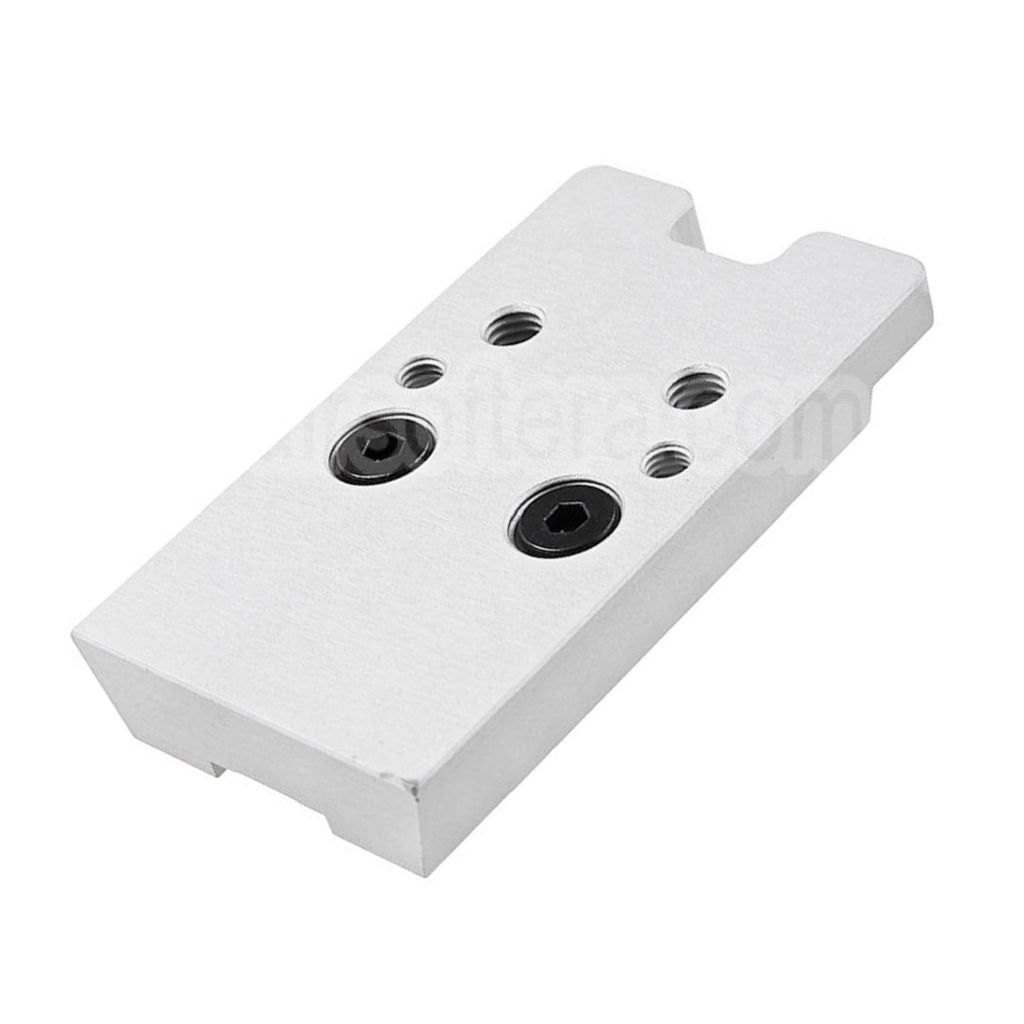 Revanchist Airsoft CNC Aluminium Rouge Point Plaque Haut Montage Convient pour Novritsch SSP5 Série GBB Pistolet