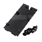 Revanchist Airsoft CNC Aluminium RMR SRO Montage Optique Convient pour Tokyo Marui G17 Gen5 MOS Série GBB Pistolet Noir