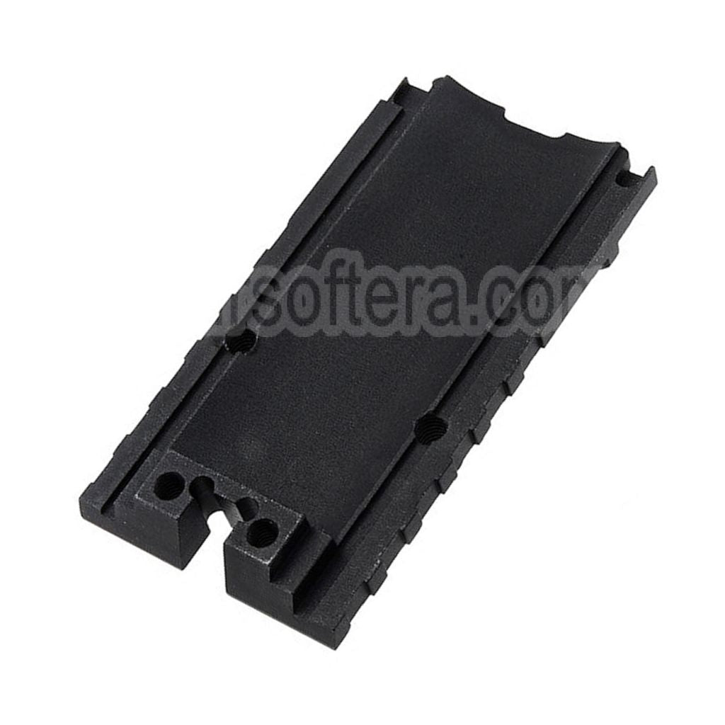 Revanchist Airsoft CNC Aluminium RMR SRO Montage Optique Convient pour Tokyo Marui G17 Gen5 MOS Série GBB Pistolet Noir
