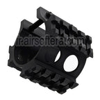 LCT 45mm Silencieux Rail Convient pour LCT AS VAL VSS Série AEG Fusil Airsoft Noir