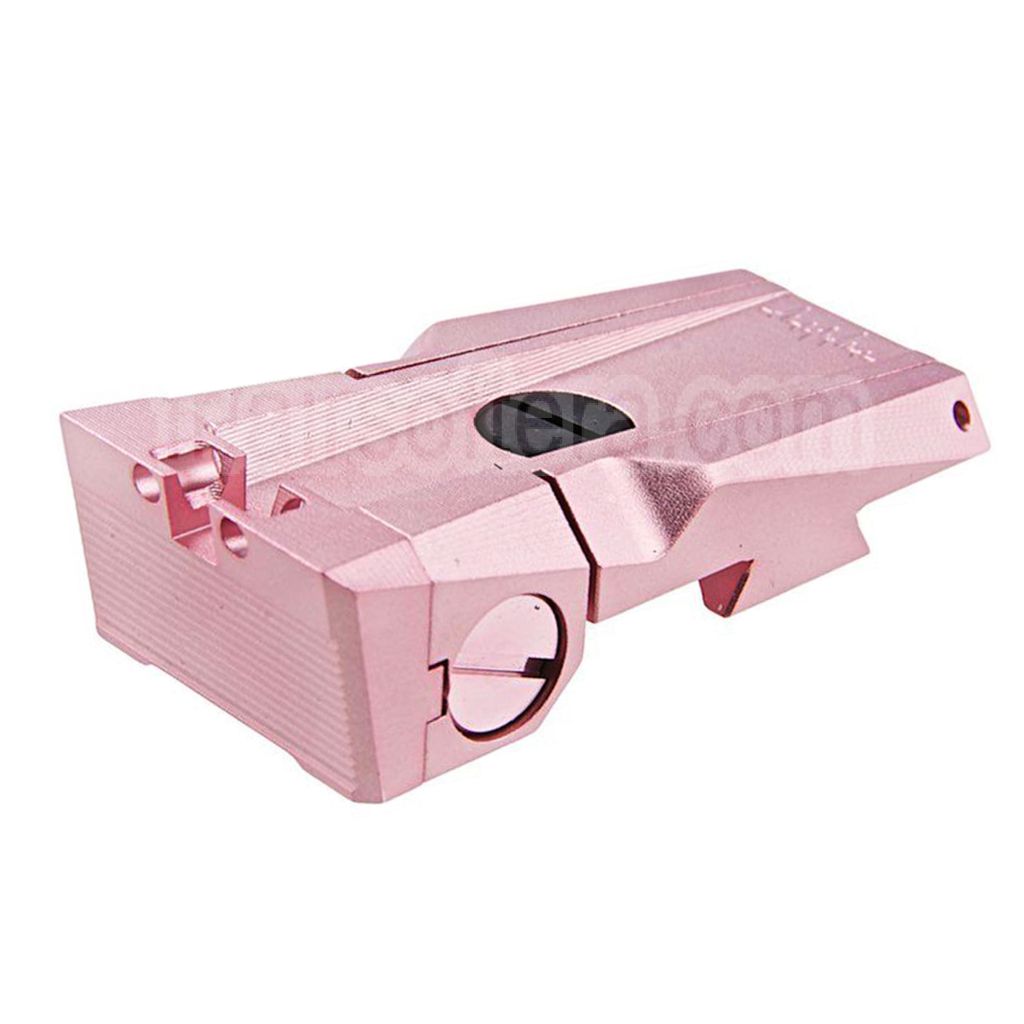 Dr. Black CNC Aluminum Fiber Optique Hausse Convient pour Tokyo Marui Hi-Capa 5.1 Série GBB Pistolet Airsoft