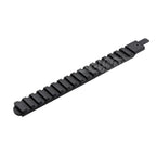 VFC CNC Aluminium 210mm M1913 20mm Picatinny Top Rail avec Adaptateur Convient pour Cybergun FNC GBB Fusil Airsoft Noir