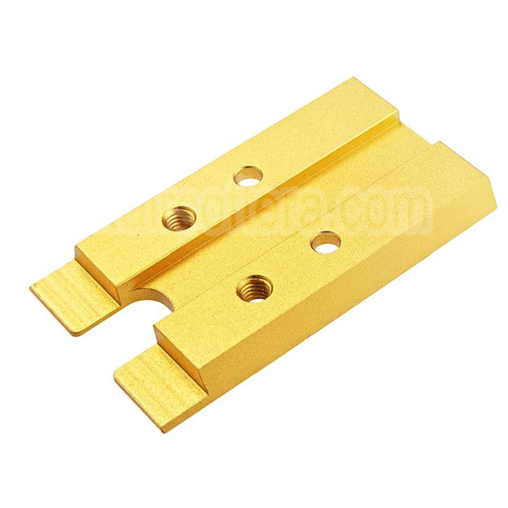 Novritsch CNC Aluminium Premium Rouge Point Plaque Convient pour VT RMR Mounting Footprint Novritsch SSP5 Série GBB Pistolet Airsoft