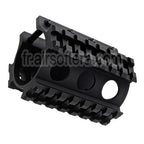 LCT 3-Côtés 75mm 7-Slots 20mm Picatinny Silencieux Rail Convient pour AS VAL VSS Série Fusil Airsoft Noir