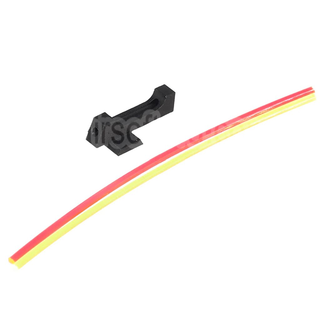 Guidon BBT en fibre optique d'aluminium adapté pour Tokyo Marui Hi-Capa Série GBB Pistolet Airsoft