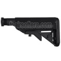 CYMA LMT Style 5-Positions Rétractable Crosse avec tube tampon Convient pour M4 M16 Série AEG Fusils Airsoft Noir