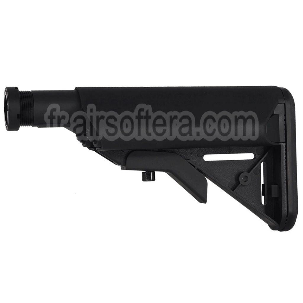 CYMA LMT Style 5-Positions Rétractable Crosse avec tube tampon Convient pour M4 M16 Série AEG Fusils Airsoft Noir