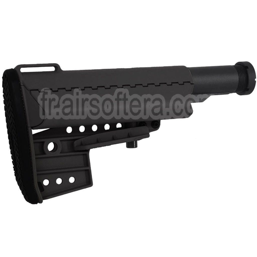 CYMA VLT Clubfoot 5-Positions Rétractable Crosse avec tube tampon Convient pour M4 M16 Série AEG Fusils Airsoft