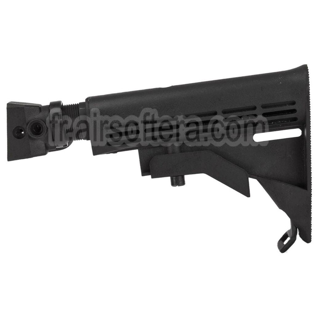 CYMA LE Style 6-Positions Rétractable Crosse avec adaptateur Sangle QD tube tampon Convient pour AK Série AEG Fusils Airsoft Noir