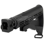 CYMA LE Style 6-Positions Rétractable Crosse avec adaptateur Sangle QD tube tampon Convient pour AK Série AEG Fusils Airsoft Noir