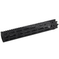 CYMA EMG Daniel Defense Licensed CNC Aluminum 12.5 Pouces Free Float M-LOK RIS III Rail de Garde-Main Convient pour M4 M16 Série AEG Fusil Airsoft