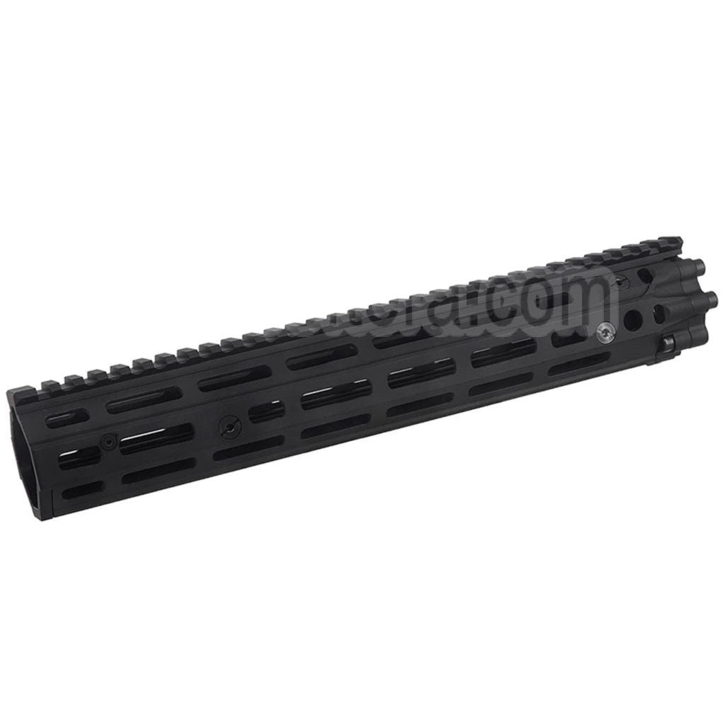 Rail de garde-main flottant M-LOK RIS III en aluminium CNC sous licence CYMA EMG Daniel Defense, 12,5 pouces, compatible avec les répliques d'airsoft M4 et M16 AEG.
