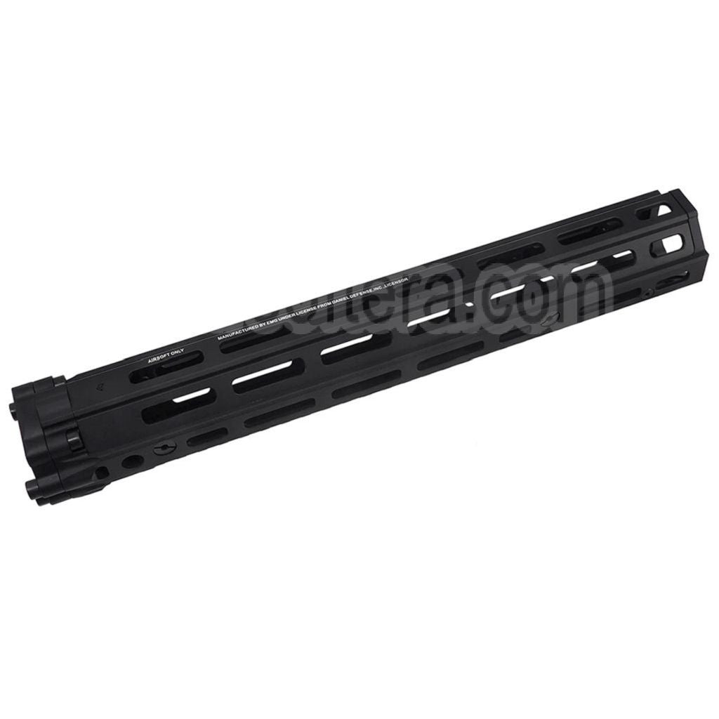 Rail de garde-main flottant M-LOK RIS III en aluminium CNC sous licence CYMA EMG Daniel Defense, 12,5 pouces, compatible avec les répliques d'airsoft M4 et M16 AEG.
