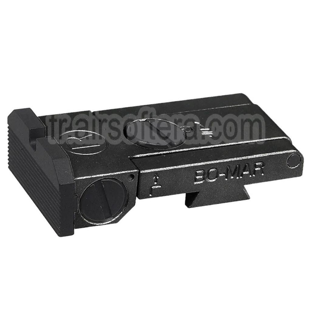 5KU CNC Aluminium Bo-Mar Style Hausse Convient pour WE (WE-TECH) Tokyo Marui Hi-Capa Série GBB Pistolet Airsoft