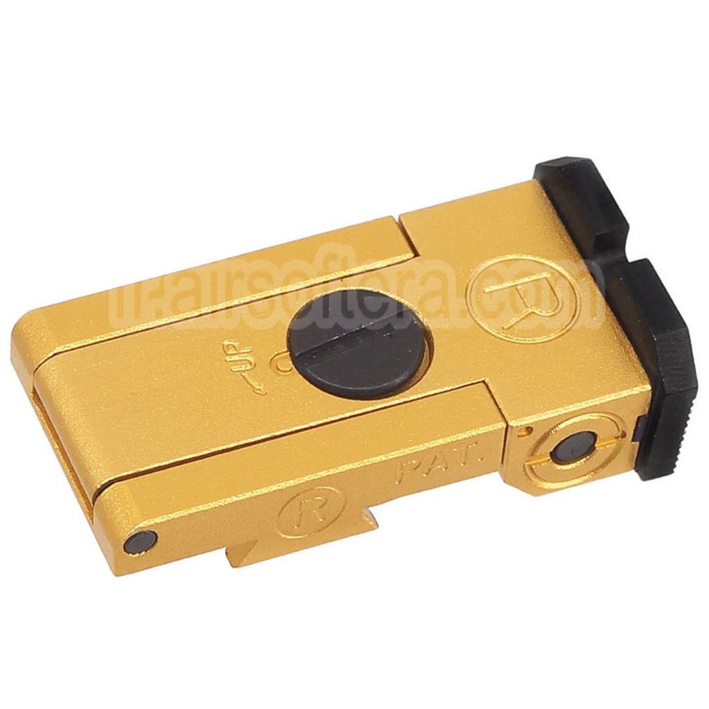 5KU CNC Aluminium Bo-Mar Style Hausse Convient pour WE (WE-TECH) Tokyo Marui Hi-Capa Série GBB Pistolet Airsoft