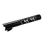 Dr. Black CNC 6063 Aluminium 5 Pouces 125mm Favos Style Canon Extérieur +11mm CW sens horaire Convient pour Armorer Works AW WE-TECH Tokyo Marui Hi-Capa 5.1 Série GBB Pistolet Airsoft