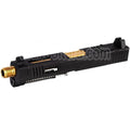 VFC CNC Aluminum Fowler Industries MKII Complet Haut Glissière Canon Set Convient pour Elite Force VFC G17 Gen5 GBB Pistolet Airsoft Noir