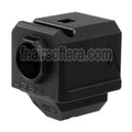 RWA Agency Arms 417 Single Port Compensateur -14mm CCW sens antihoraire Convient pour Elite Force UMAREX VFC WE (WE-Tech) G-Série GBB Pistolet Airsoft