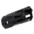 BAD Workhorse CNC Aluminium 4 Pouces Free Float M-LOK Rail de Garde-Main Convient pour VFC AR M4 Série GBB Fusil Airsoft Noir