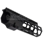 BAD Workhorse CNC Aluminium 6.7 Pouces Free Float M-LOK Rail de Garde-Main Convient pour VFC AR M4 Série GBB Fusil Airsoft Noir