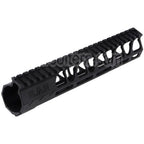 BAD Workhorse CNC Aluminium 9.5 Pouces Free Float M-LOK Rail de Garde-Main Convient pour VFC AR M4 Série GBB Fusil Airsoft Noir