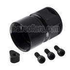 BAD Workhorse CNC Aluminium 9.5 Pouces Free Float M-LOK Rail de Garde-Main Convient pour VFC AR M4 Série GBB Fusil Airsoft Noir