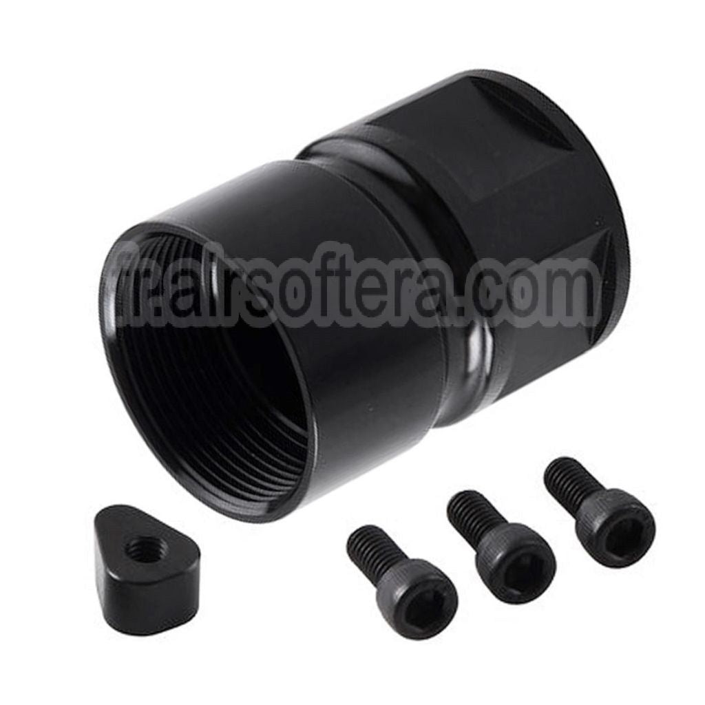BAD Workhorse CNC Aluminium 9.5 Pouces Free Float M-LOK Rail de Garde-Main Convient pour VFC AR M4 Série GBB Fusil Airsoft Noir