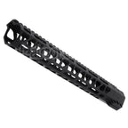 BAD Workhorse CNC Aluminium 13.5 Pouces Free Float M-LOK Rail de Garde-Main Convient pour VFC AR M4 Série GBB Fusil Airsoft Noir