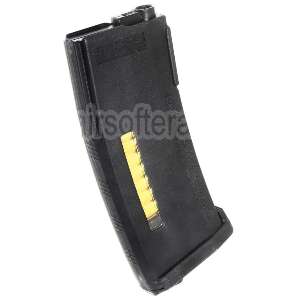 PTS 150 Billes Mid-Cap EPM Enhanced Polymère Chargeur Convient pour M4 M16 Série AEG Fusil Airsoft Noir