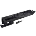 5KU CNC Aluminium M-LOK Rail de Garde-Main avec Chargement Poignée Convient pour CYMA MP5K Série GBB Fusil Airsoft Noir