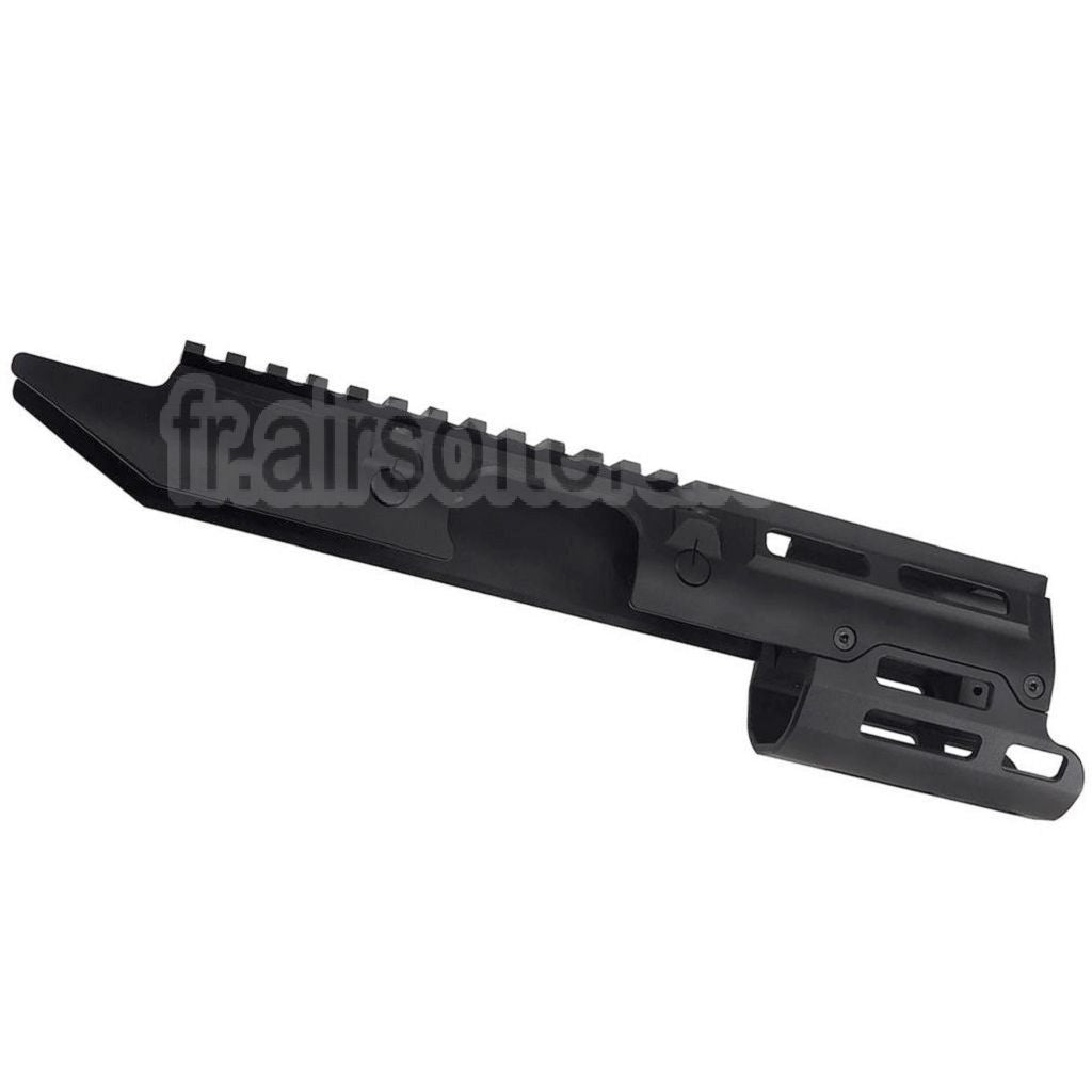5KU CNC Aluminium M-LOK Rail de Garde-Main avec Chargement Poignée Convient pour CYMA MP5K Série GBB Fusil Airsoft Noir