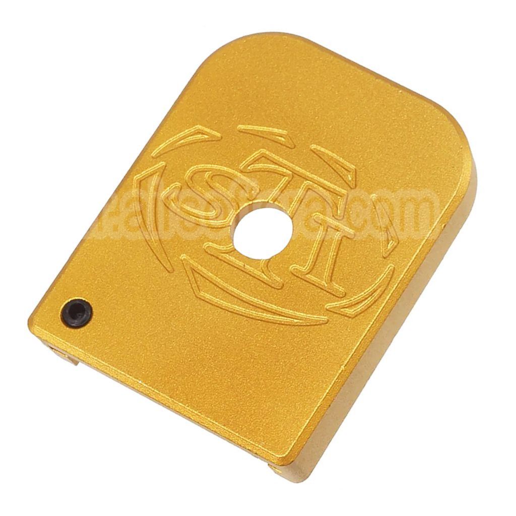 5KU Aluminium STI Style Skinny Chargeur Base Plaque Convient pour WE (WE-TECH) Tokyo Marui Hi-Capa Série GBB Pistolet Chargeur
