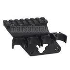 APS 7-Slots 20mm Top Rail Visée Montage avec 4x Cartouche Collecteur Sac Convient pour APS CAM870 Série Shotgun Airsoft