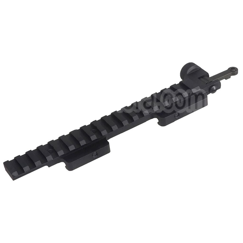 CYMA CGS KAC Style 556 viseur rabattable Étendu Haut Rail lunette montagne Set Convient pour 20mm picatinny Rail