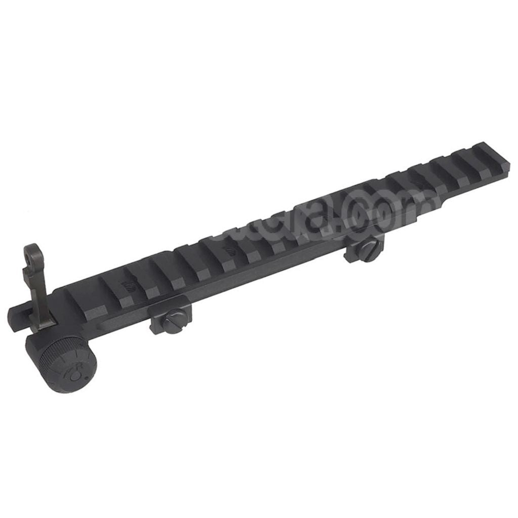 CYMA CGS KAC Style 556 viseur rabattable Étendu Haut Rail lunette montagne Set Convient pour 20mm picatinny Rail
