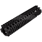 CYMA 241mm Aluminum MK18 Style RAS Rail de garde-main Convient pour M4 M16 Série AEG Fusils Airsoft Noir
