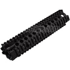 CYMA 241mm Aluminum MK18 Style RAS Rail de garde-main Convient pour M4 M16 Série AEG Fusils Airsoft Noir