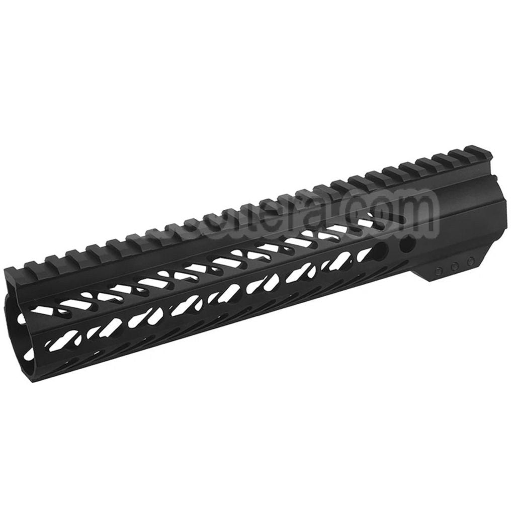 CYMA 10 Pouces KeyMod RAS Rail de garde-main Convient pour CYMA VFC GHK Tokyo Marui M4 M16 Série AEG Fusils Airsoft Noir