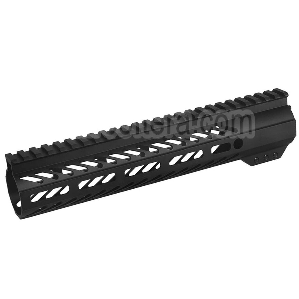 CYMA 10 Pouces M-LOK RAS Rail de garde-main Convient pour CYMA VFC GHK Tokyo Marui M4 M16 Série AEG Fusils Airsoft Noir