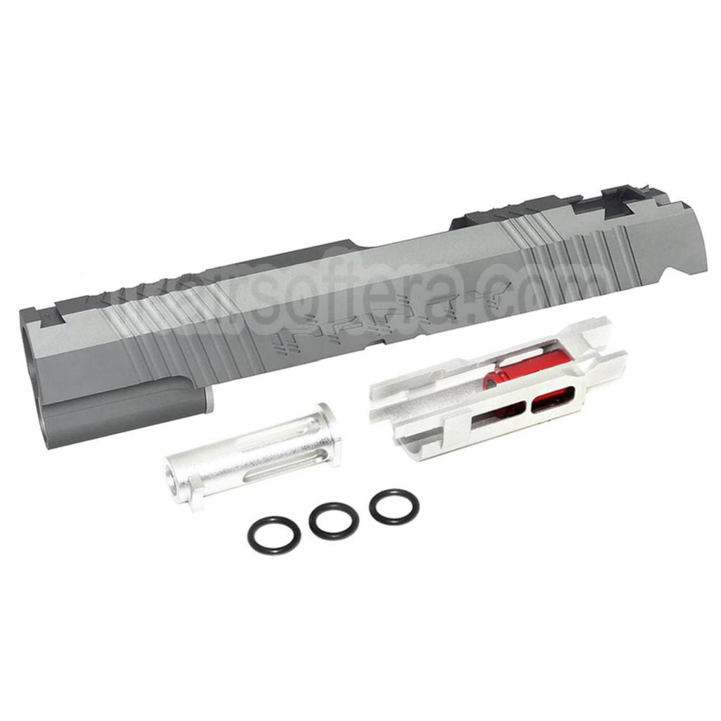 5KU CNC Aluminium Infinity Glissière Set Convient pour Tokyo Marui Hi-Capa 5.1 1911 Série GBB Pistolet Airsoft