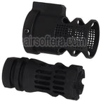E&amp;C Gamma 556 Style Cache-Flamme Filetage -14mm CCW sens antihoraire avec Blast Diverter